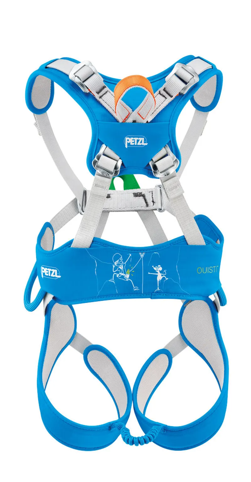 Petzl Ouistiti Kid's Climbing Harness in Methyl Blue-1