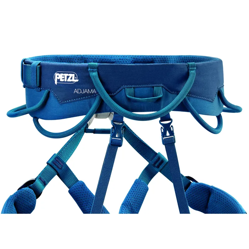 Petzl Adjama Climbing Harness in Blue -3