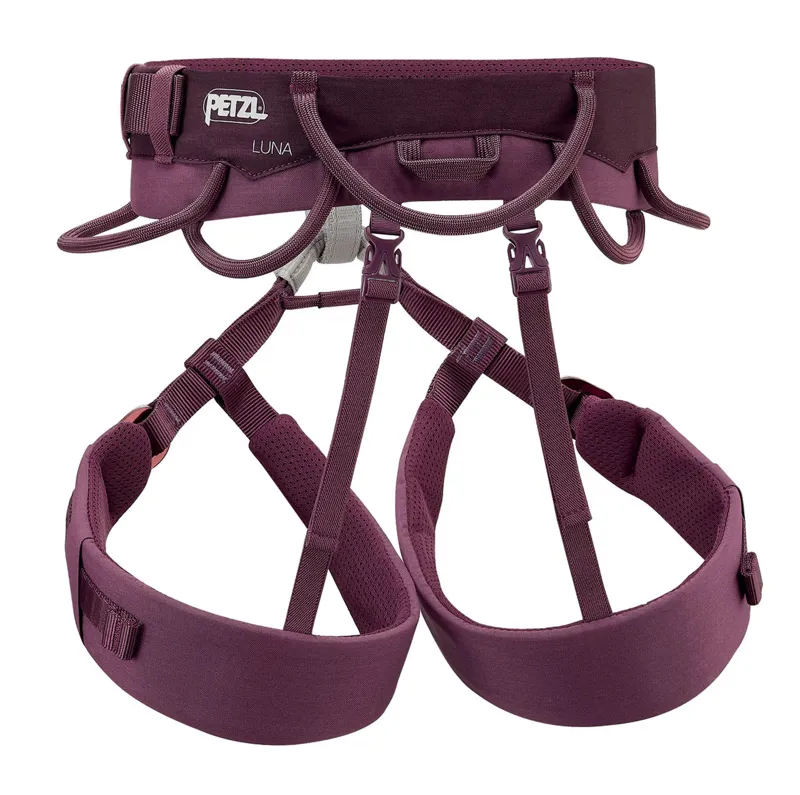 Petzl Luna Women's Climbing Harness in Dark Violet -1