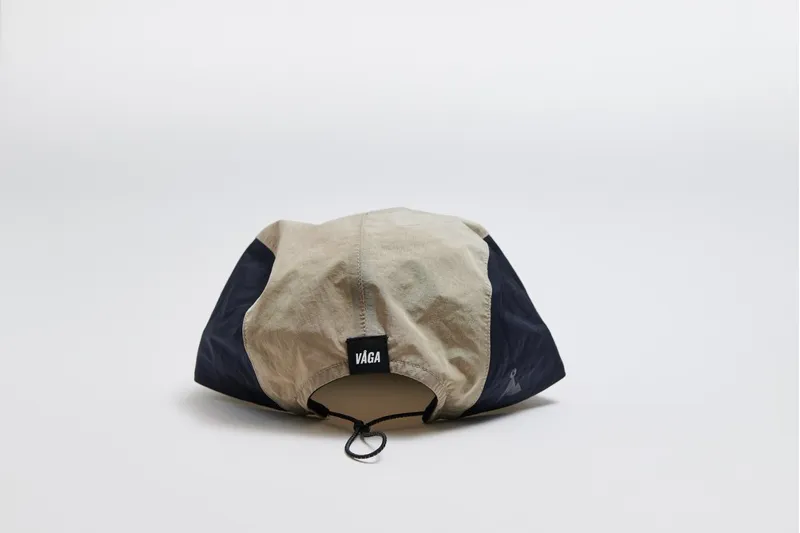 Våga Pacer Cap in Navy Blue/Utility Green/Taupe-5