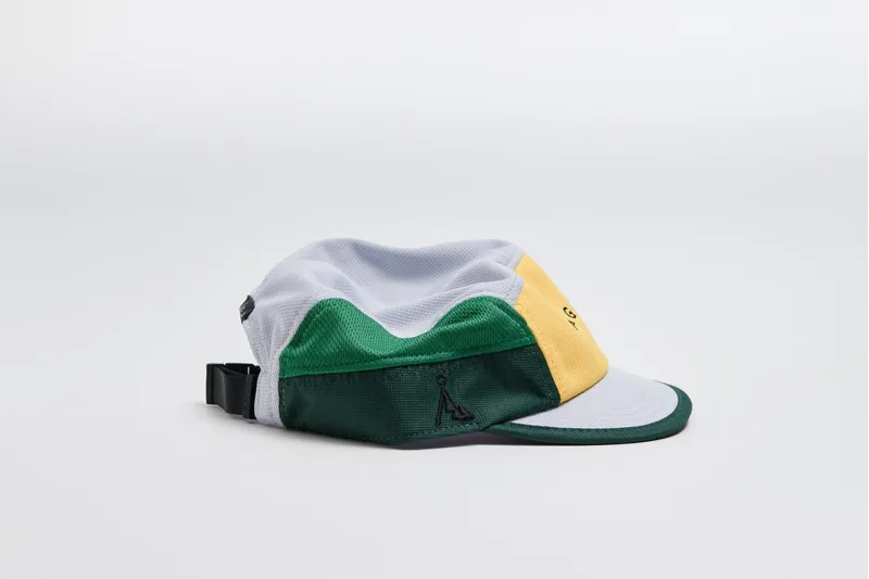 Våga Running Club Cap in Racing Green/Light Grey/Sunshine Yellow/Purple-5