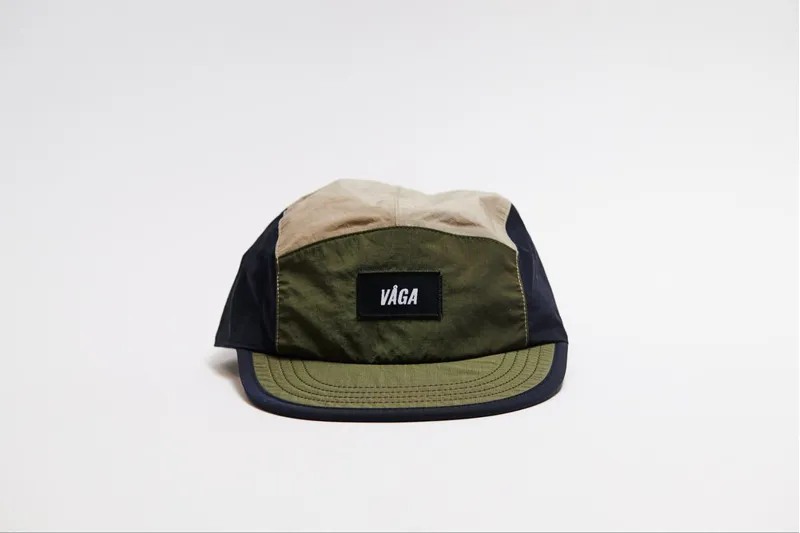 Våga Pacer Cap in Navy Blue/Utility Green/Taupe-1