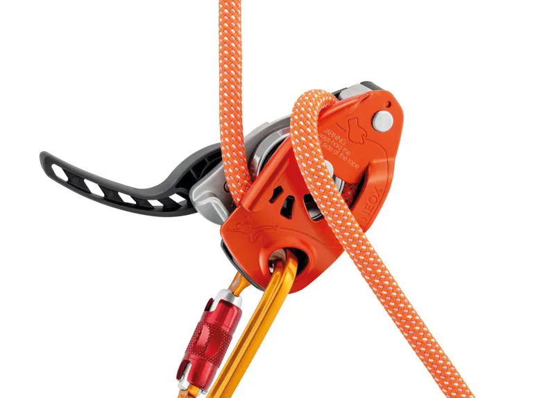 Petzl Neox Belay Device in Orange-4