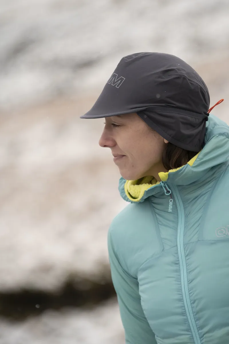 OMM Kamleika Cap Waterproof Running Hat Grey