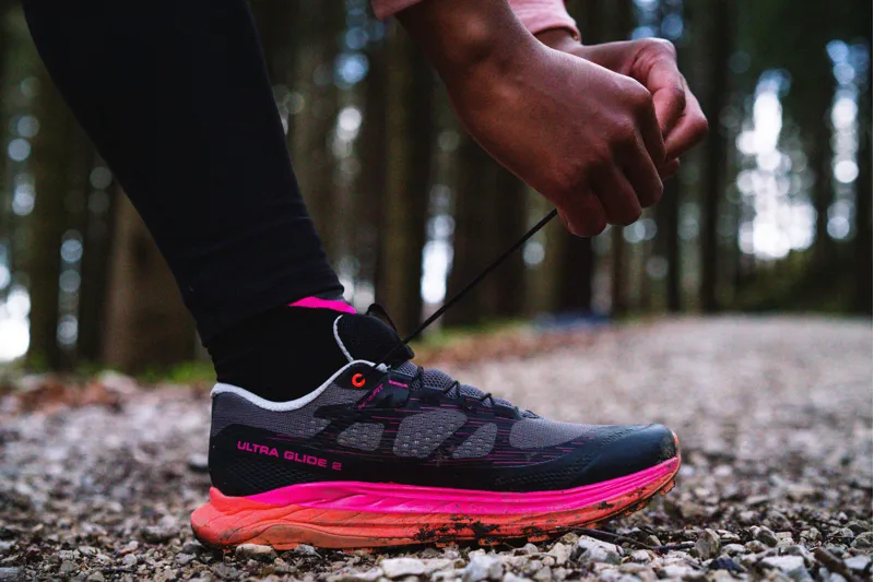 Salomon Ultra Glide 2 Men's Trail Running Shoe in Plum Kitten/Black/Pink Glow-9