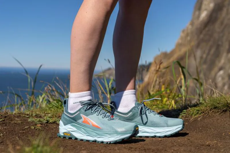 Altra Olympus 5 Women's Trail Running Shoe in Dusty Teal-5