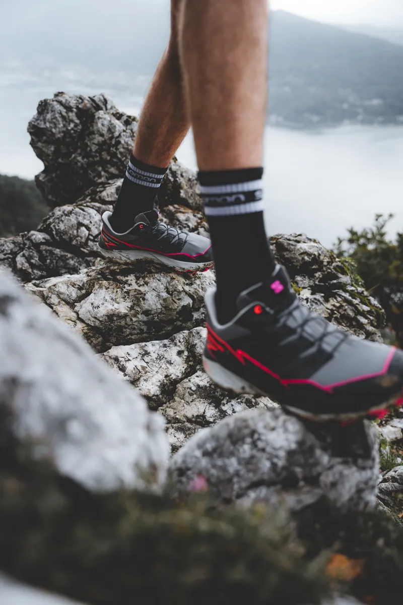 Salomon Thundercross Men's Trail/Fell Running Shoe in Plum Kitten/Black/Pink Glow-11