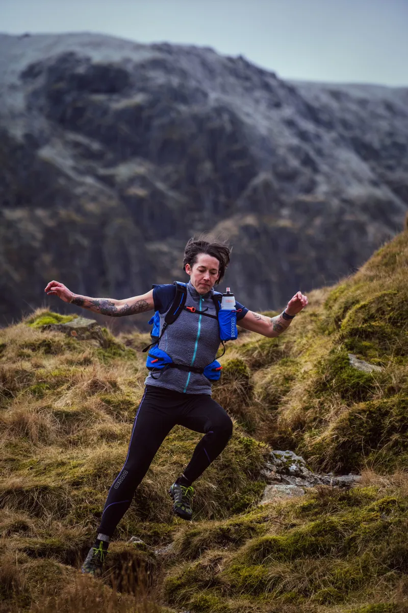 OMM Core Zipped Vest Women's Mid Layer in Grey-2