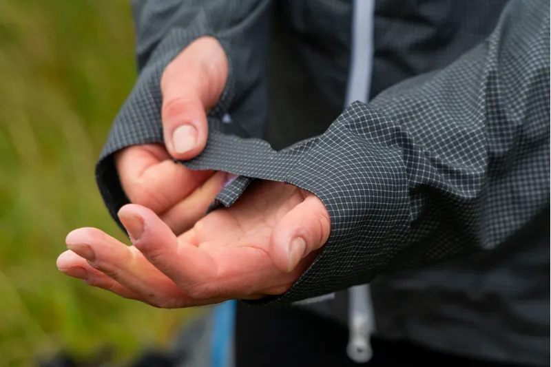 OMM Aether Women's Waterproof Running Jacket in Grey-6