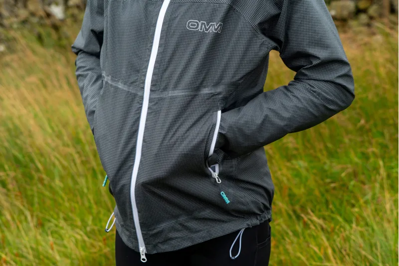 OMM Aether Women's Waterproof Running Jacket in Grey-8