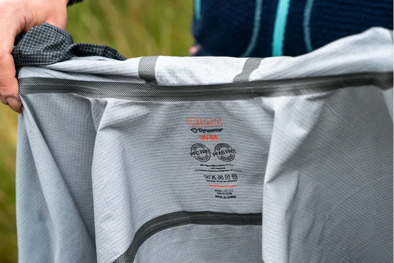 OMM Aether Women's Waterproof Running Jacket in Grey-7