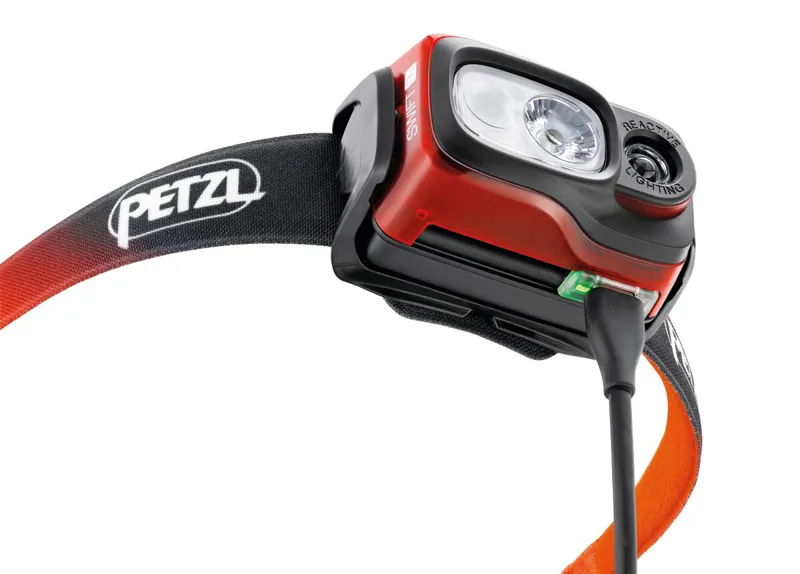 Petzl Swift RL 1100 Lumens Headtorch in Orange-3