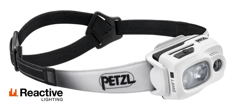Petzl Swift RL 1100 Lumens Headtorch in White