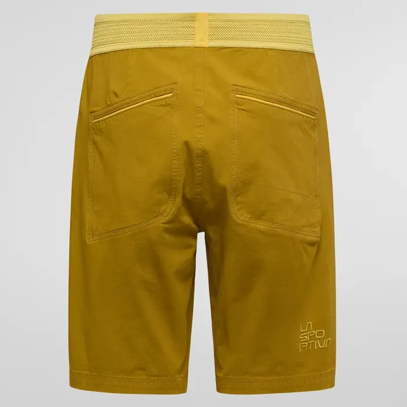 La Sportiva Flatanger Men's Climbing Short in Savana/Bamboo-1