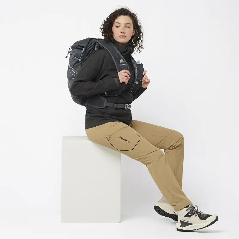 Salomon XA 25 No Flask Unisex Hiking/Outdoor Rucksack in Ebony/Black-2