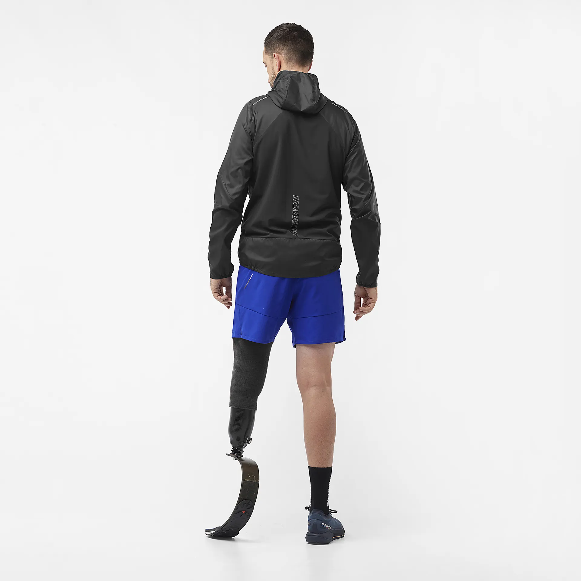 Salomon Bonatti Cross Wind Men's Running Jacket Deep Black
