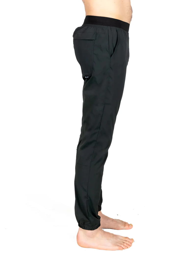 Troll Flow Unisex Climbing Trousers in Charcoal-2