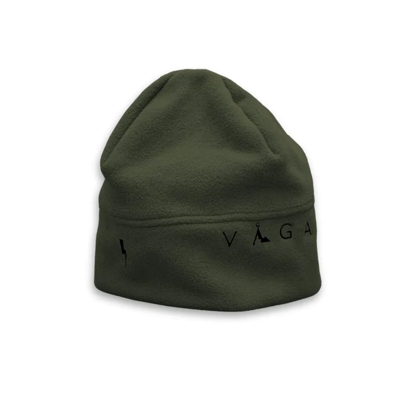Våga Fleece Beanie in Utility Green -1