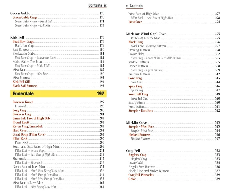 Gable and Pillar Climbing Guidebook by FRCC-2
