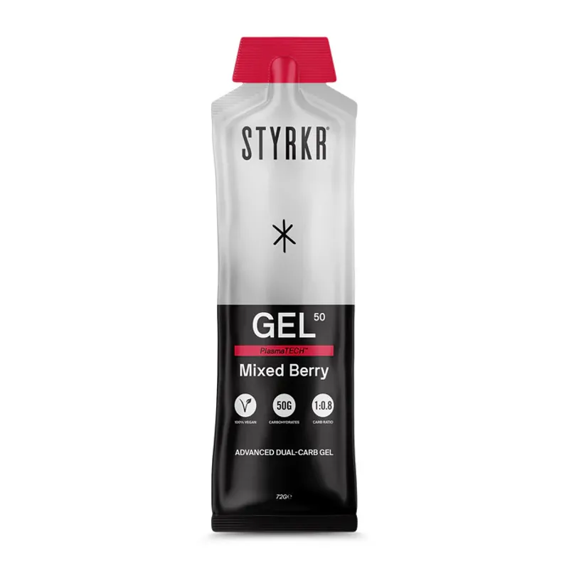 Styrkr GEL50 Dual-Carb Energy Gel in Mixed Berry