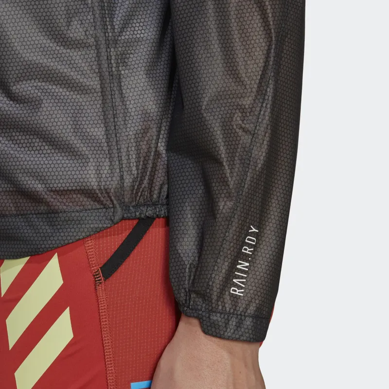 adidas Terrex Agravic Rain Jacket Women's WP Running Jacket in Black-5