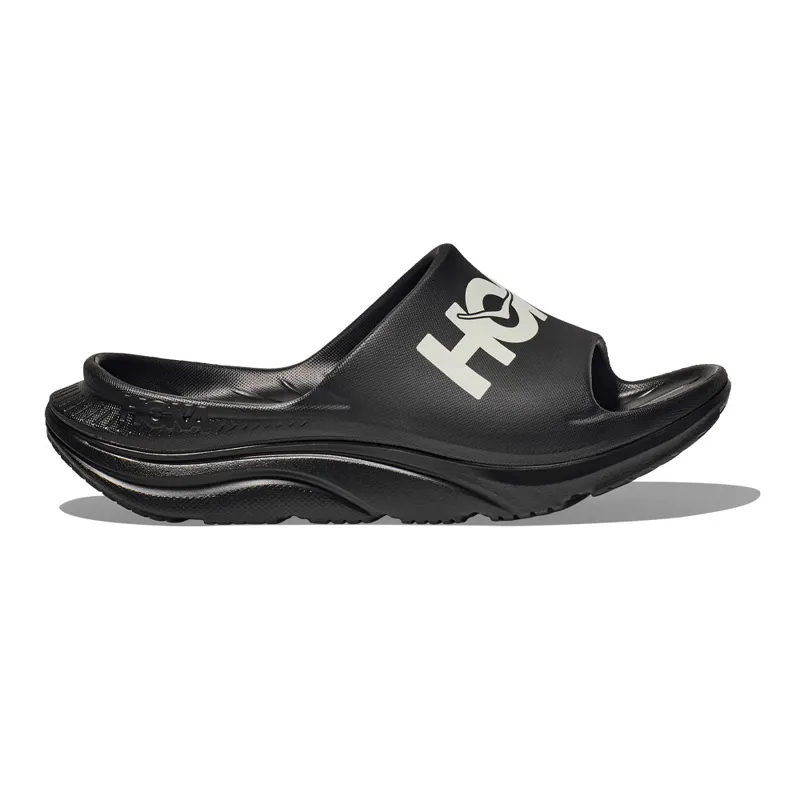 HOKA Ora Athletic Slide Unisex Recovery Slider in Black/White