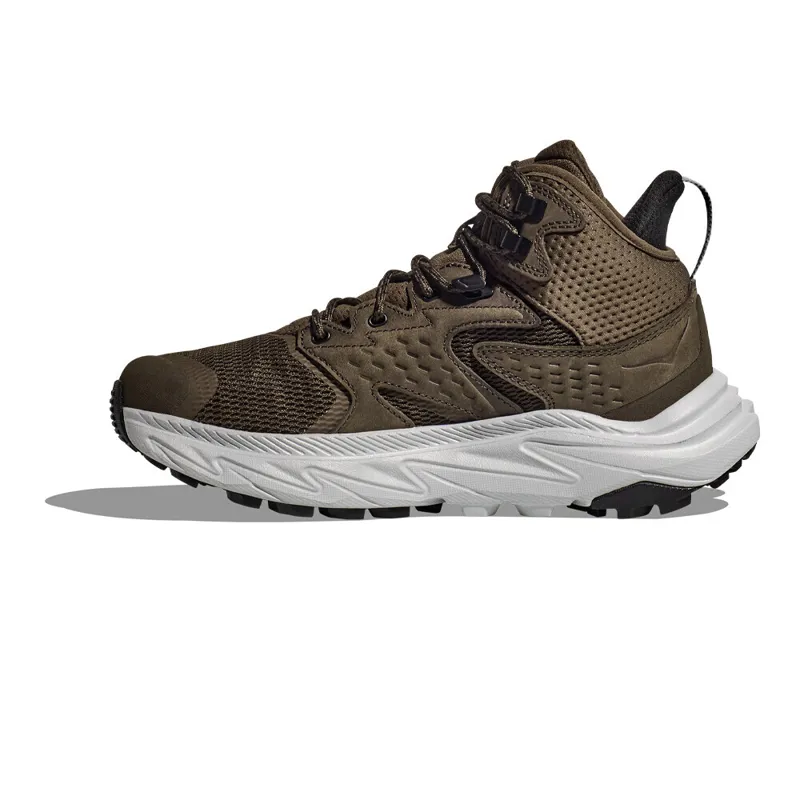 HOKA Anacapa 2 Mid GTX Wide Men's Fast-Hike Boot in Deep Umber/Stardust-2