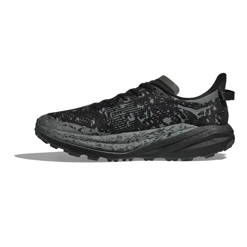 HOKA Speedgoat 6 GTX Wide Women's Trail Running Shoe in Black/Outer Orbit-2