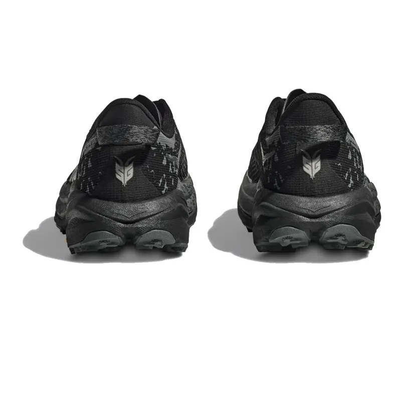 HOKA Speedgoat 6 GTX Wide Women's Trail Running Shoe in Black/Outer Orbit-6