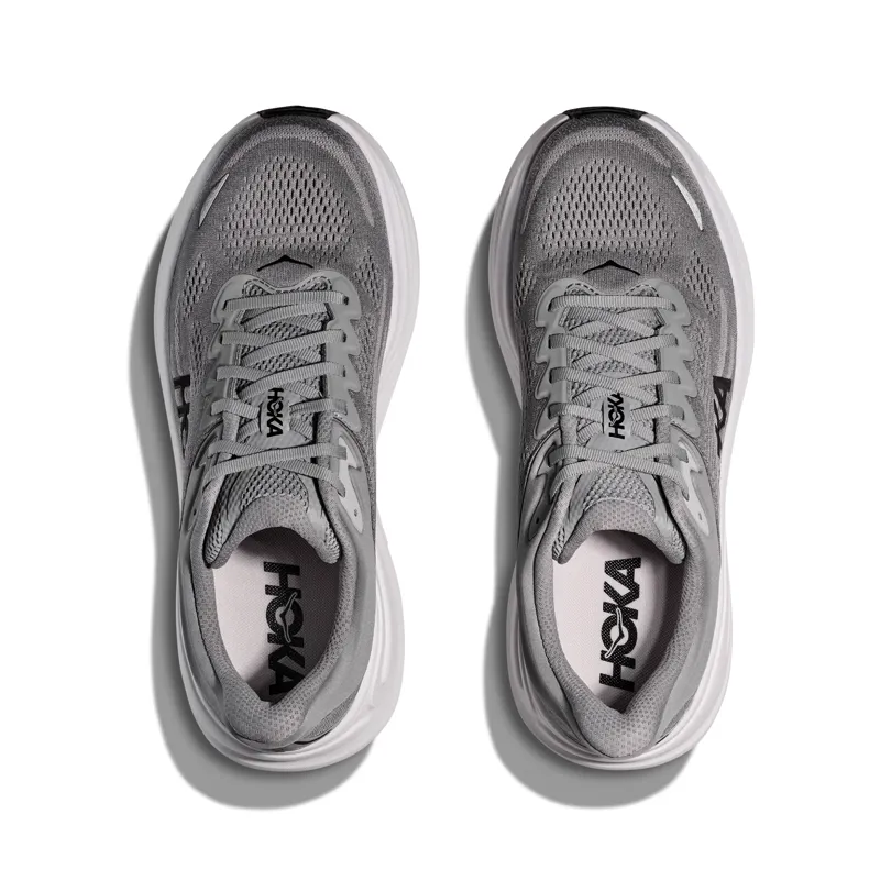 HOKA Bondi 9 Men's Road Running Shoe in Galactic Grey/Stellar Grey-1