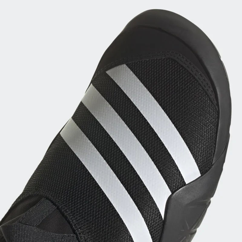 adidas Terrex Jawpaw Slip-On HEAT.RDY Water Shoes in Core Black/Ftwr White/Silver Metallic-8