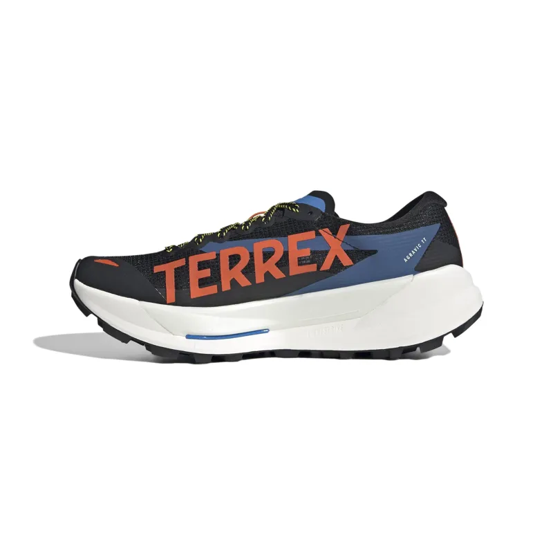 adidas Terrex Agravic TT Men's Trail Running Shoe in Core Black/Carbon/Ray Blue-3