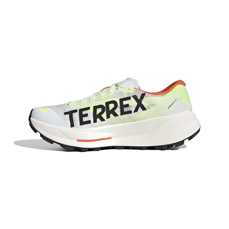 adidas Terrex Agravic TT Men's Trail Running Shoe in Cloud White/Core Black/Impact Orange-3