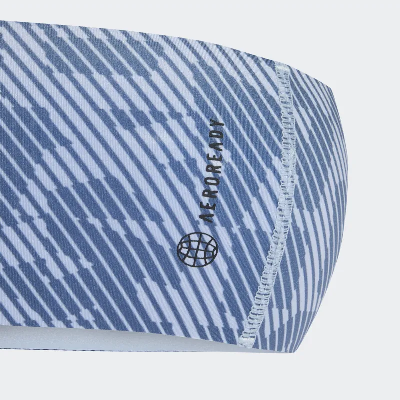 adidas Terrex Aeroready Graphic Headband in Blue Dawn/Wonder Steel-3