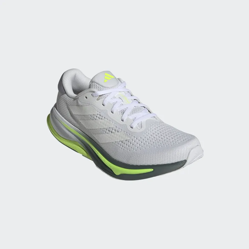 adidas Supernova Solution Men's Road Running Shoe in Cloud White/Zero Metalic/Lucid Lemon-10