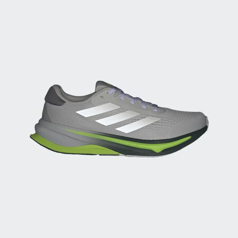 adidas Supernova Solution Men's Road Running Shoe in Cloud White/Zero Metalic/Lucid Lemon-9