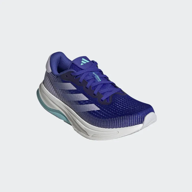 adidas Supernova Solution Women's Road Running Shoe in Lucid Blue/Purple Tint/Flash Aqua-5