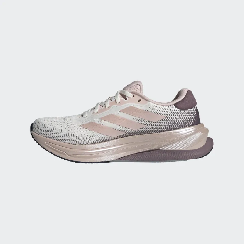 adidas Supernova Solution Women's Road Running Shoe in Off White/Sandy Pink Met/Sandy Pink-3