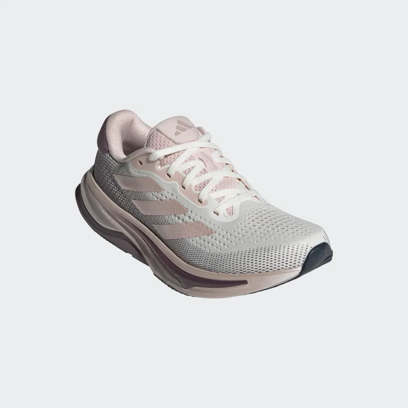 adidas Supernova Solution Women's Road Running Shoe in Off White/Sandy Pink Met/Sandy Pink-8