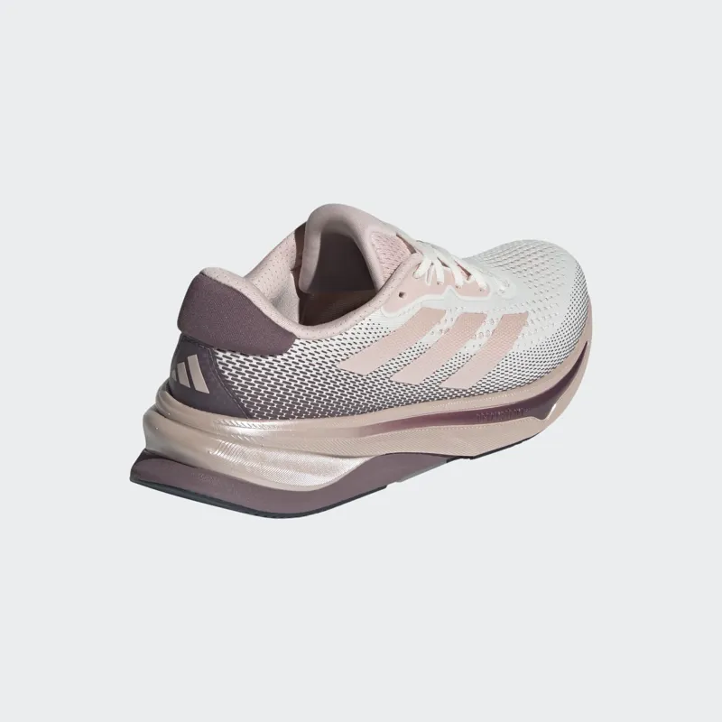adidas Supernova Solution Women's Road Running Shoe in Off White/Sandy Pink Met/Sandy Pink-7