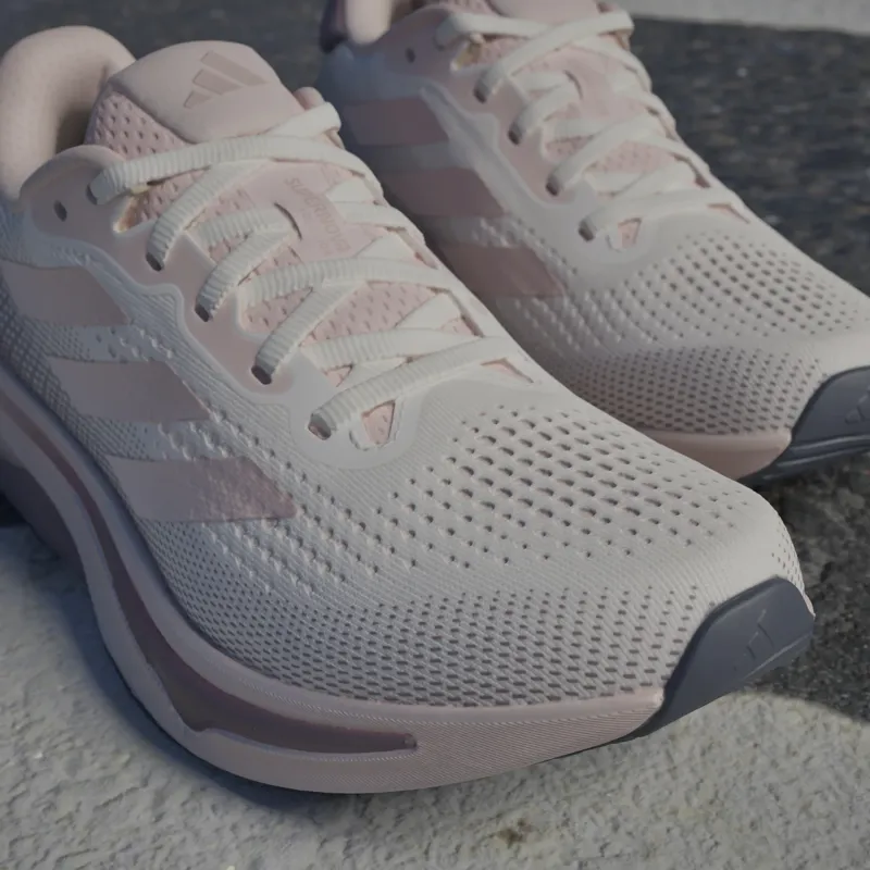 adidas Supernova Solution Women's Road Running Shoe in Off White/Sandy Pink Met/Sandy Pink-12