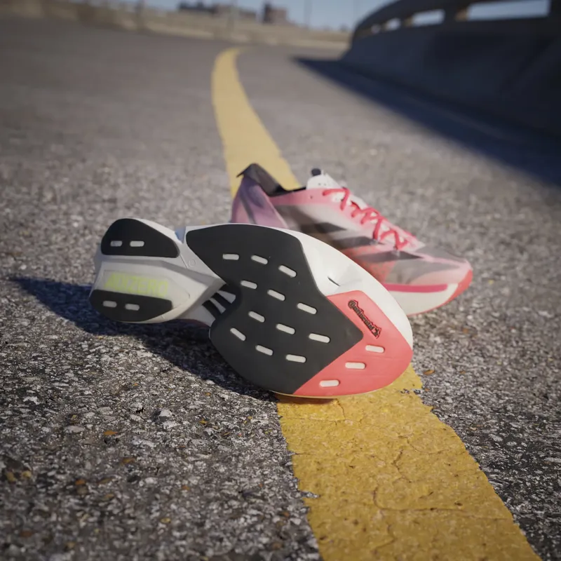 adidas Adizero Adios Pro 3 Women's Road Running Shoe in Pink Spark/Aurora Met/Sandy Pink-10