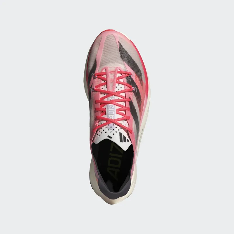 adidas Adizero Adios Pro 3 Men's Road Running Shoe in Pink Spark/Aurora Met/Sandy Pink-2