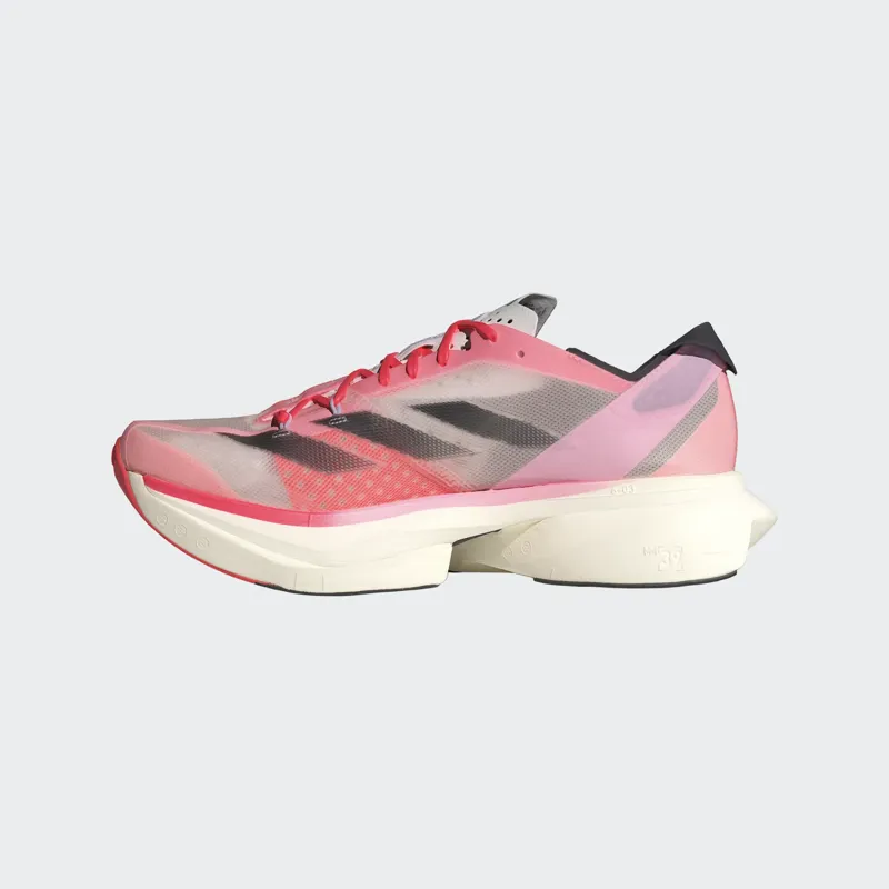 adidas Adizero Adios Pro 3 Men's Road Running Shoe in Pink Spark/Aurora Met/Sandy Pink-3