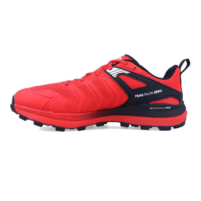 Inov8 Trailtalon Zero WIDE Men's Trail Running Shoe in Black/Red-2