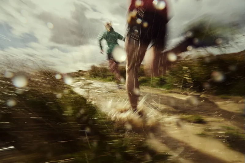 Inov8 Trailtalon Wide Men's Trail Running Shoe in Blue/Black/Lime-9