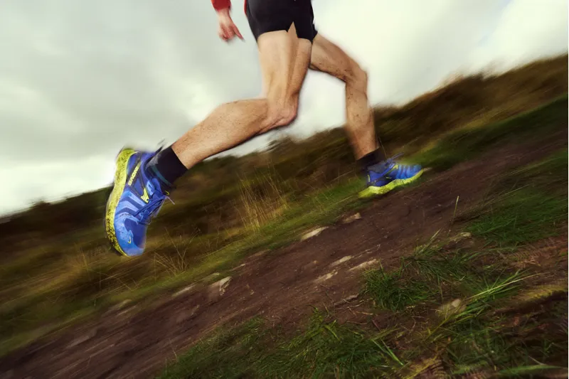 Inov8 Trailtalon Wide Men's Trail Running Shoe in Blue/Black/Lime-6