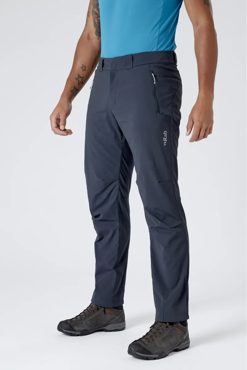 Rab Incline Vapour-Rise Pant Men's Softshell Trouser in Beluga-2