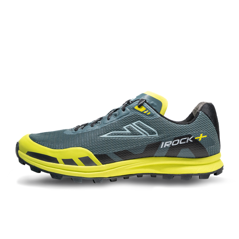 VJ Sport IRock+ Unisex Fell Running Shoe in Black/Yellow-3