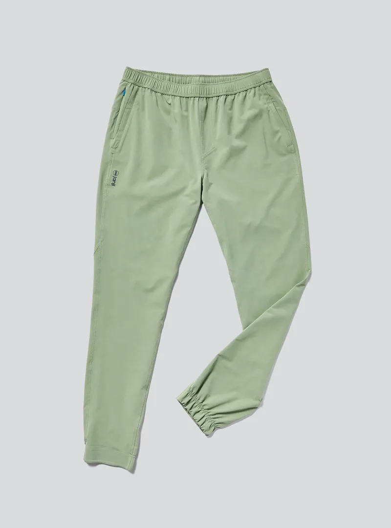Janji Transit Tech Men's All-Weather Pants in Sage -2